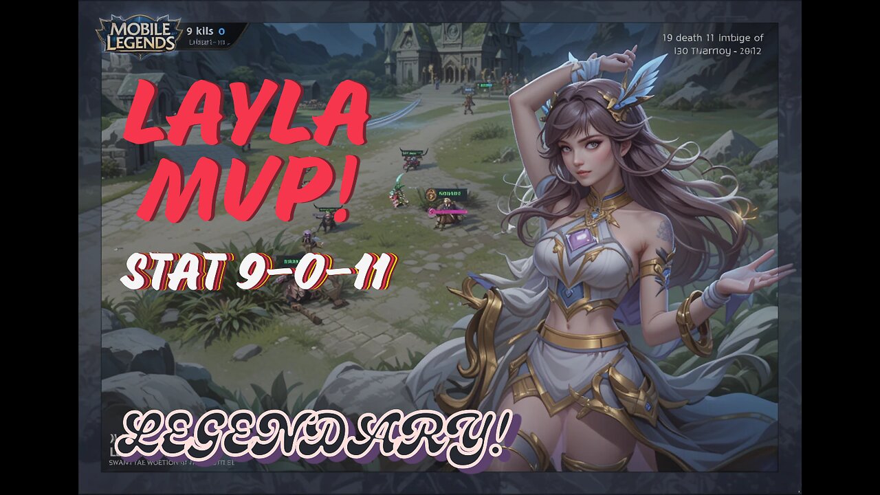 Mobile Legends : gintotski as Layla with 9-0-11 MVP