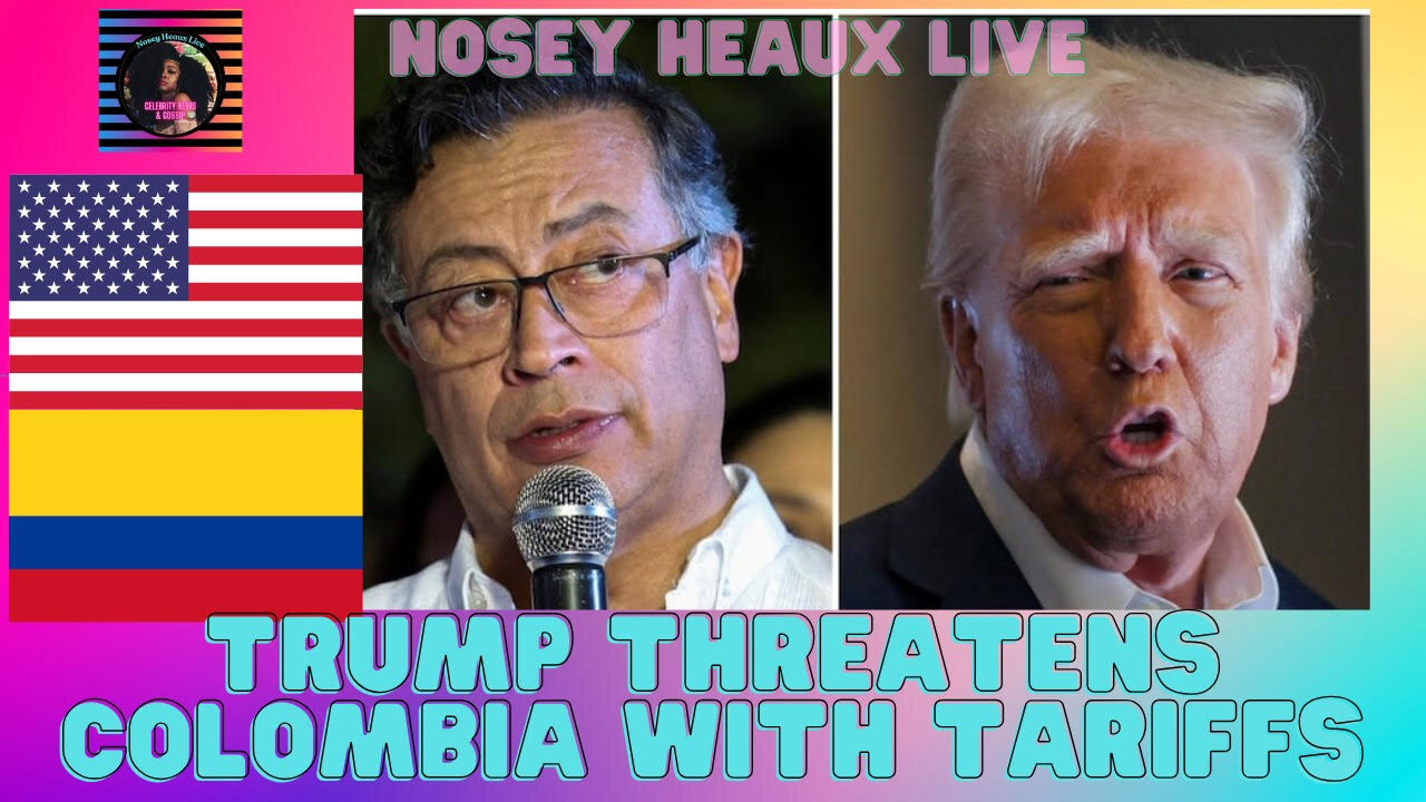 COLOMBIA & MEXICO REFUSE US PLANE TO DELIVER ILLEGAL IMMIGRANTS,TRUMP HITS COLOMBIA W/ TARIFFS!