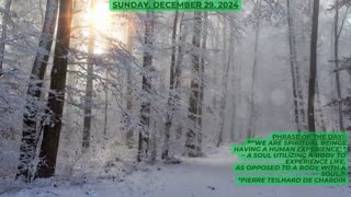 Path to Happiness ~ Numerology Energies for Sunday, Dec. 29, 2024