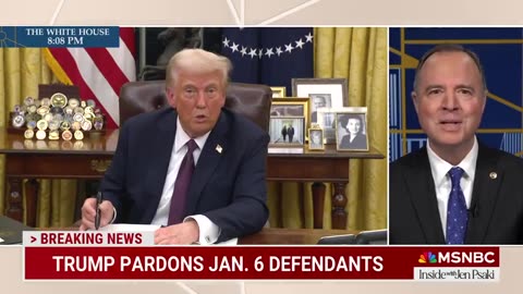 The Pardoned Standard Hotel Murderer Adam Schiff cries about J6 pardons