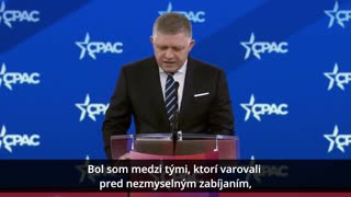 Robert Fico promluvil na konferenci CPAC