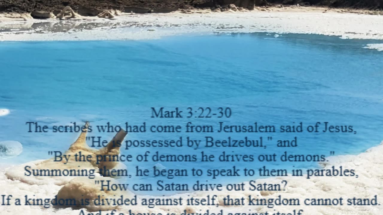 A reading from the Gospel according to Mark, 3:22-30