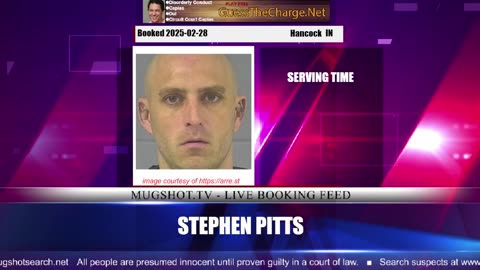 Mugshot TV - Live Arrest Booking Video Stream