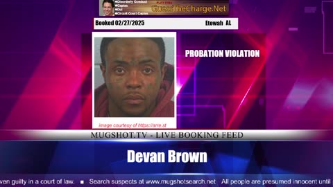 Mugshot TV - Live Arrest Booking Video Stream