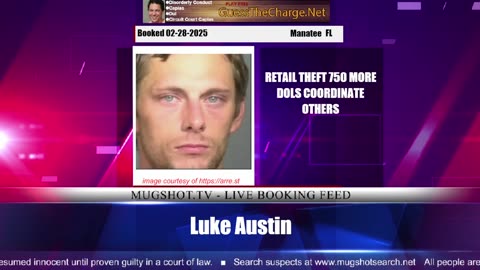 Mugshot TV - Live Arrest Booking Video Stream