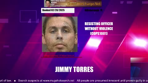 Mugshot TV - Live Arrest Booking Video Stream