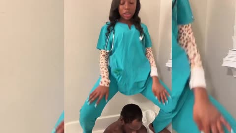 The 19-year-old healthcare worker who was dancing on multiple patient’s head has