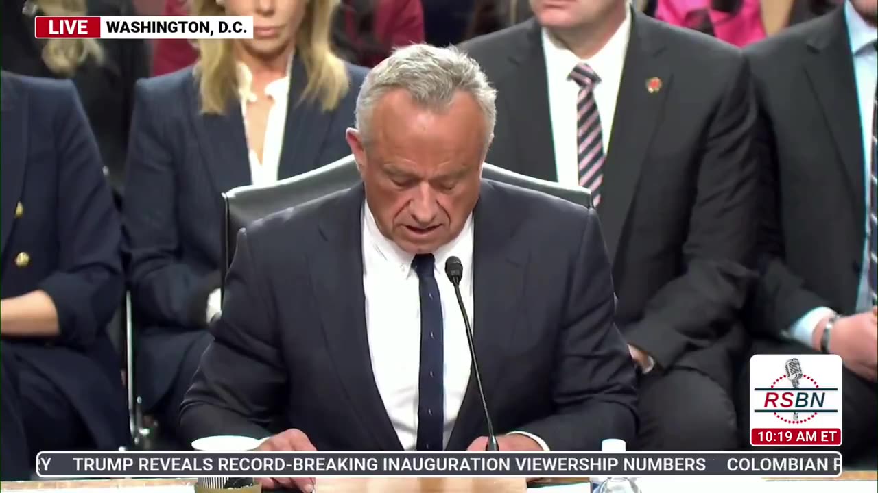 🚨RFK Jr. kicks off his confirmation hearing by detailing the alarming rise of chronic diseases