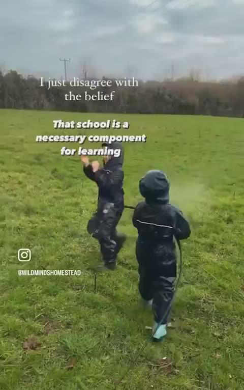 "My kids do not go to school, and have never been to school." "Not because...