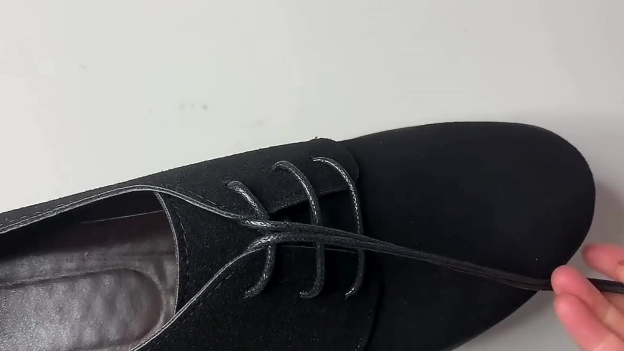 Men's Shoes Uniform Suede Lace Up Casual Oxford Leather Shoes For Outdoor, Spring Summer And Autumn