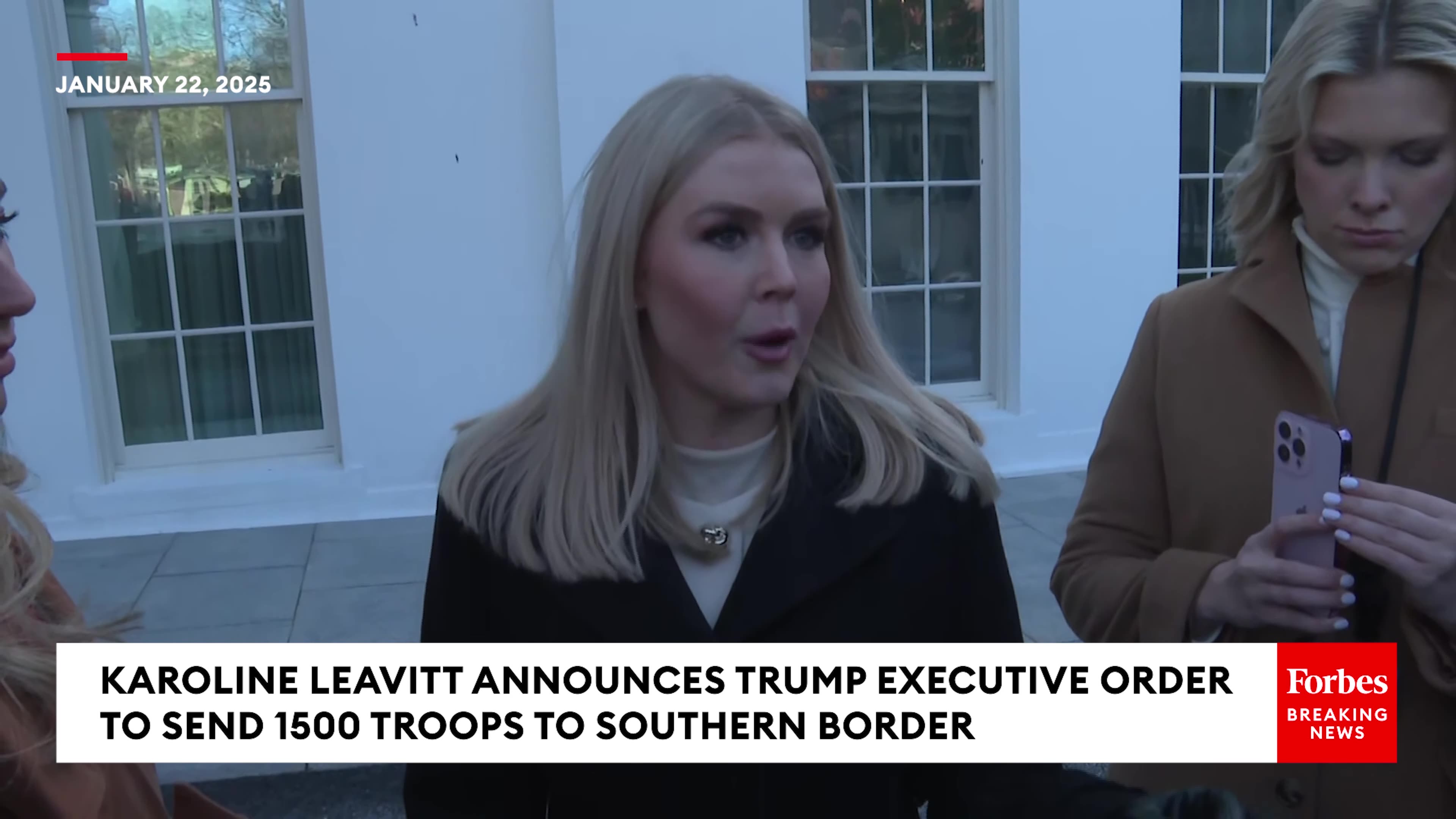 BREAKING: Karoline Leavitt Issues Hardline Message To Migrants As Trump Sends 1500 Troops To Border
