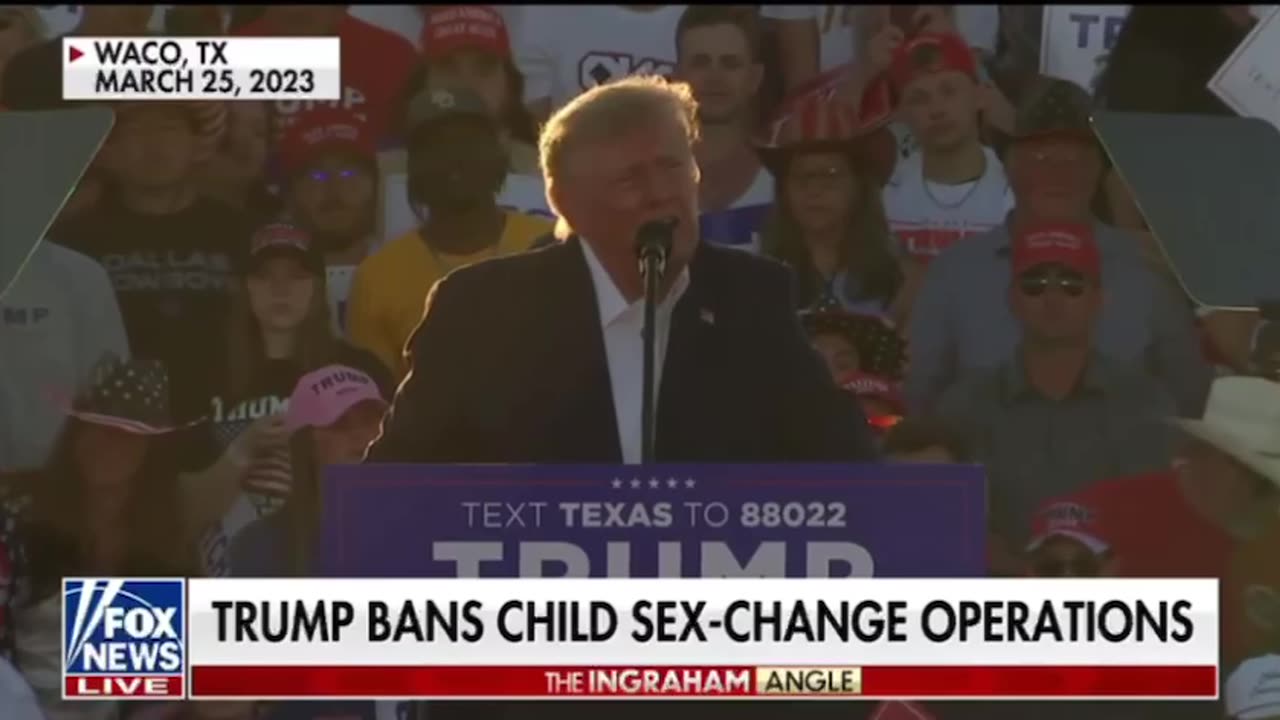 Trump bans child sex change operations