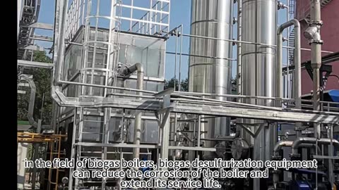 Biogas desulfurization equipment