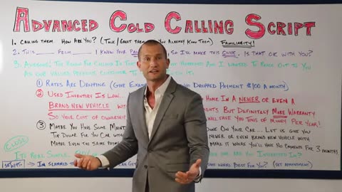 CAR SALES TRAINING: The Best Cold Call in the World! PLUS Free Cold Call Script!