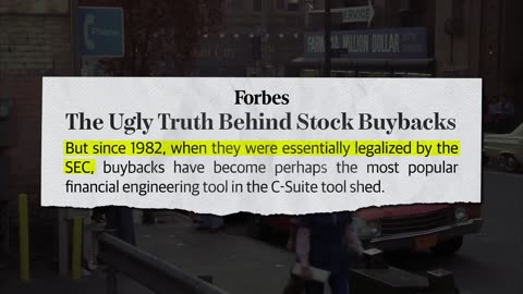 Stock Market Is A Scam: Stock Buy Back