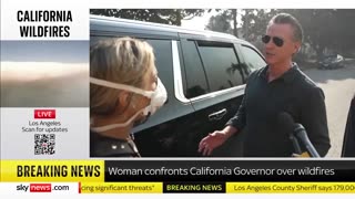 'I Don't Believe It!': Emotional Mother Confronts Gavin Newsom On Response To Wildfires