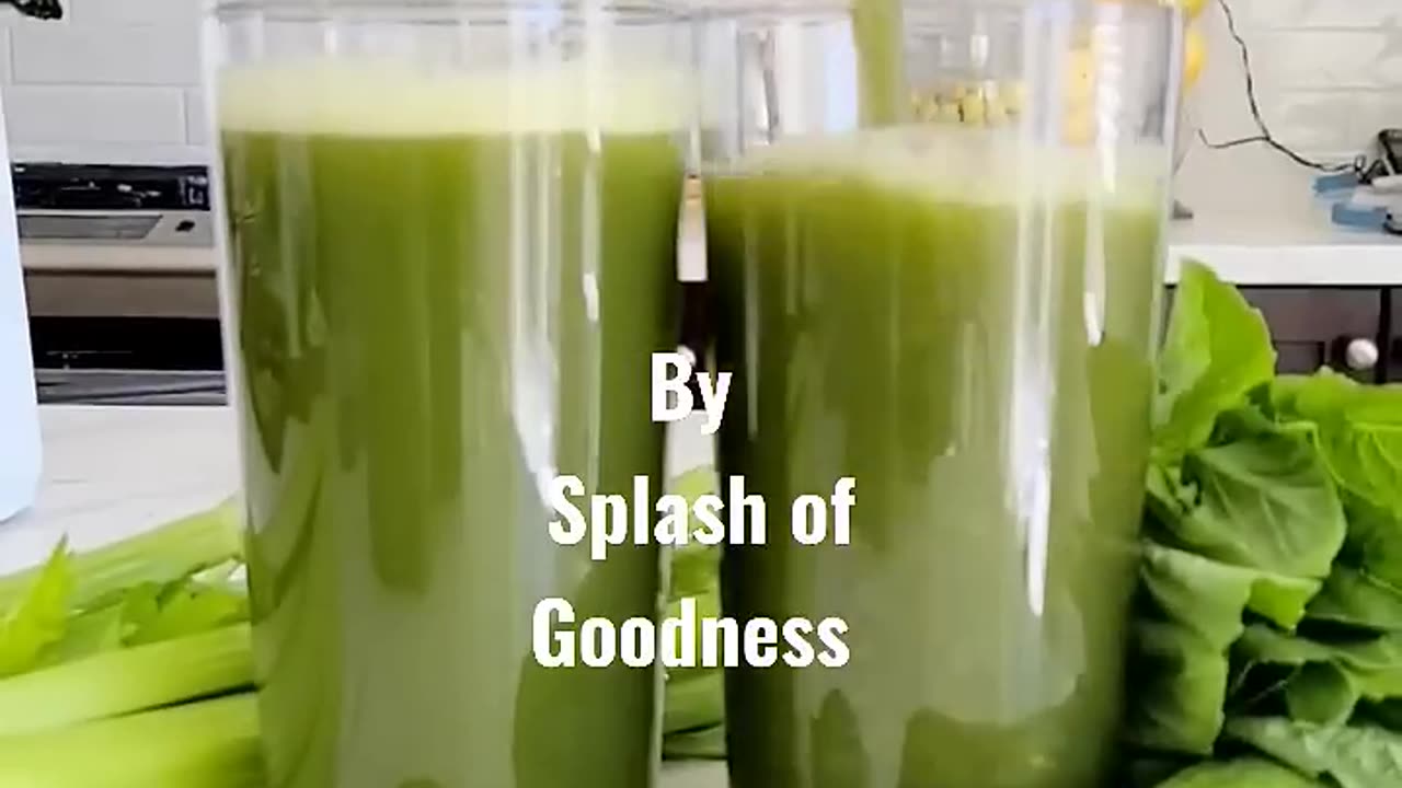 My daily green juice to improve gut health #juicing #greenjuice #vegan