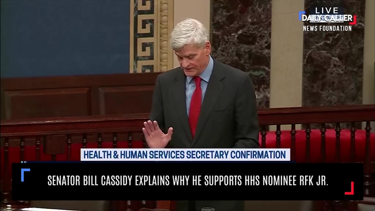 Senator Bill Cassidy Explains Why He Supports RFK Jr. for HHS