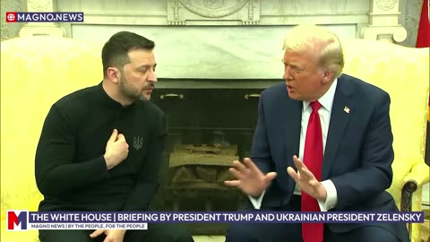 Trump / Vance school Zelensky at Press Conference 2.28.25