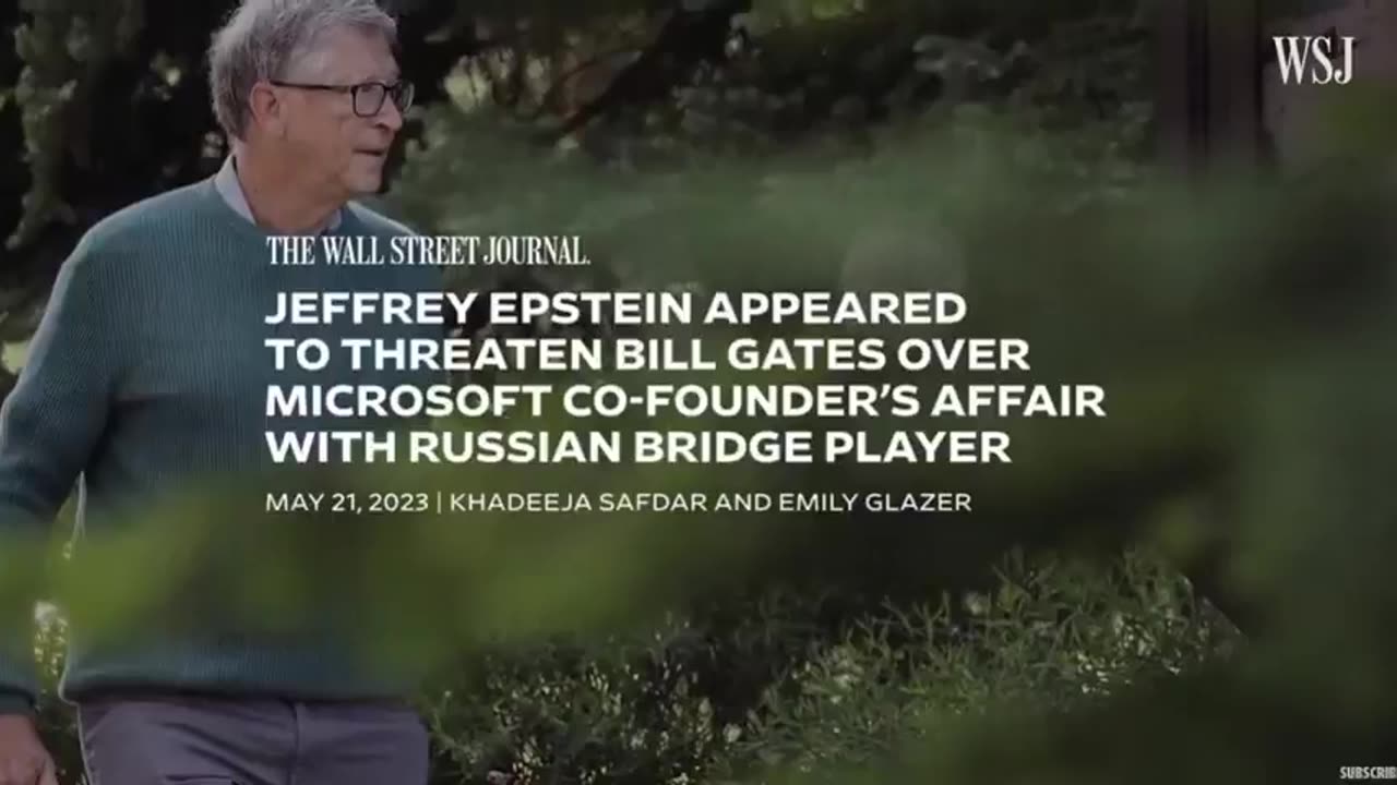 Bill Gates Now Alleges That Mossad Agent, Jeffrey Epstein Blackmailed and Threatened Him Over an All