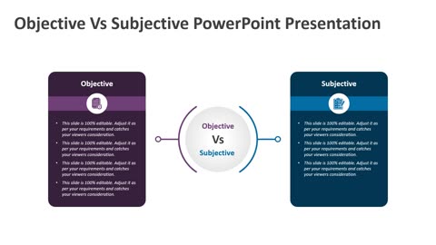 Objective Vs Subjective PowerPoint Presentation