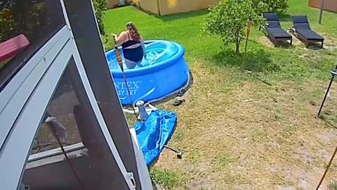 Epic Swimming Pool Fail Poem (@funny.laugh)