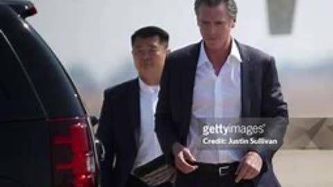 Newsom’s Tarmac Theater: The Uninvited Handshake No One Asked For