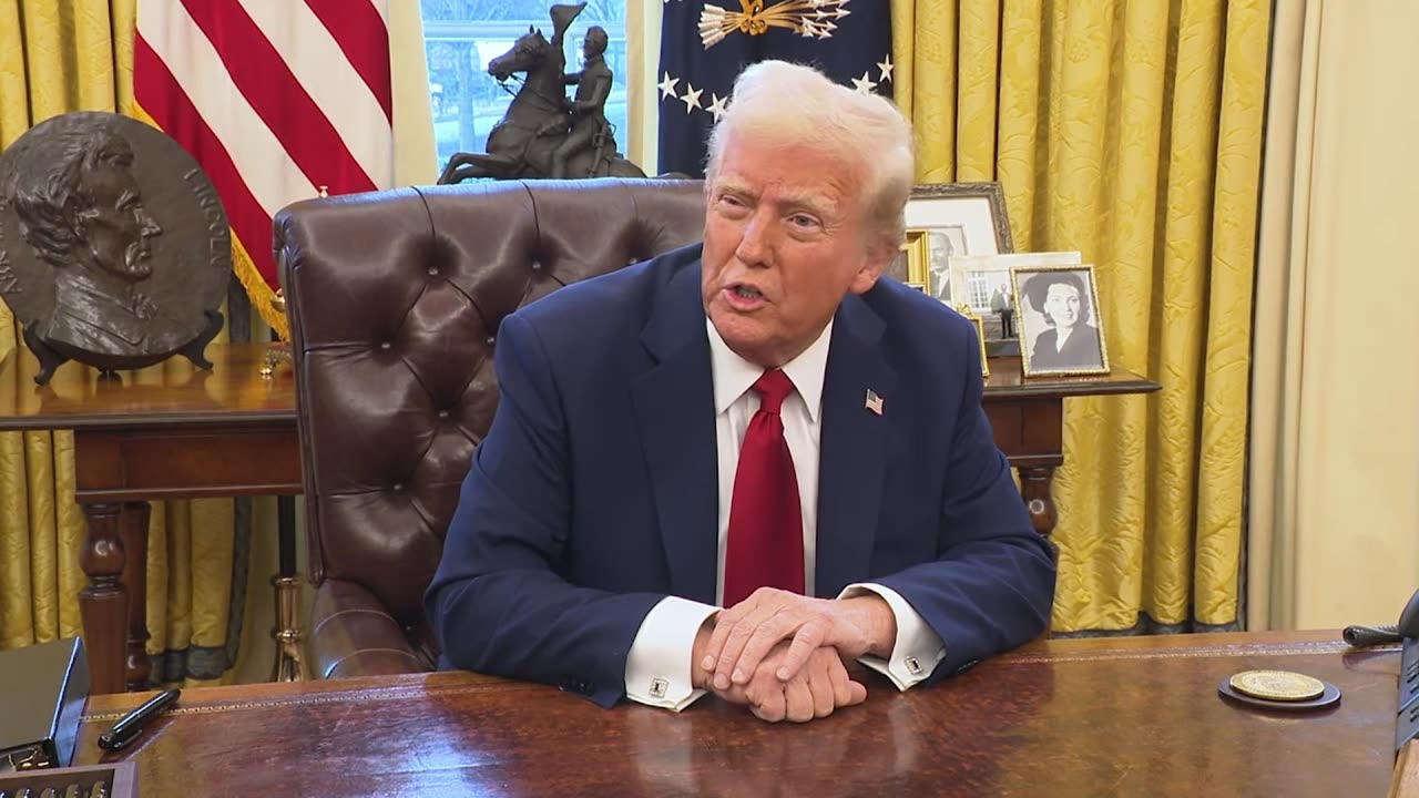 President Trump Signs Executive Orders and Takes Questions from the Fake News