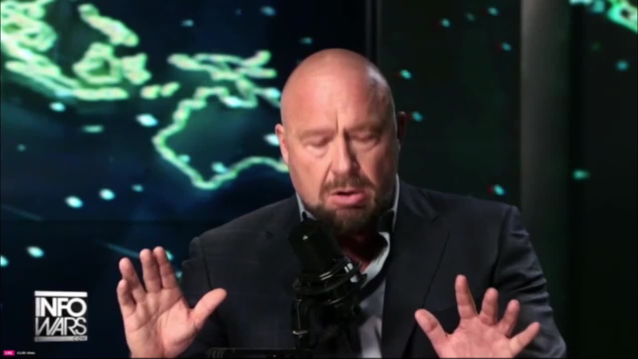 Alex Jones Has Epic Meltdown, Shuts down the studio