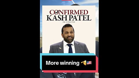 🚨 Historic Moment: Kash Patel CONFIRMED as FBI Director!