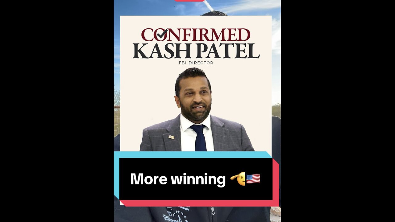 🚨 Historic Moment: Kash Patel CONFIRMED as FBI Director!