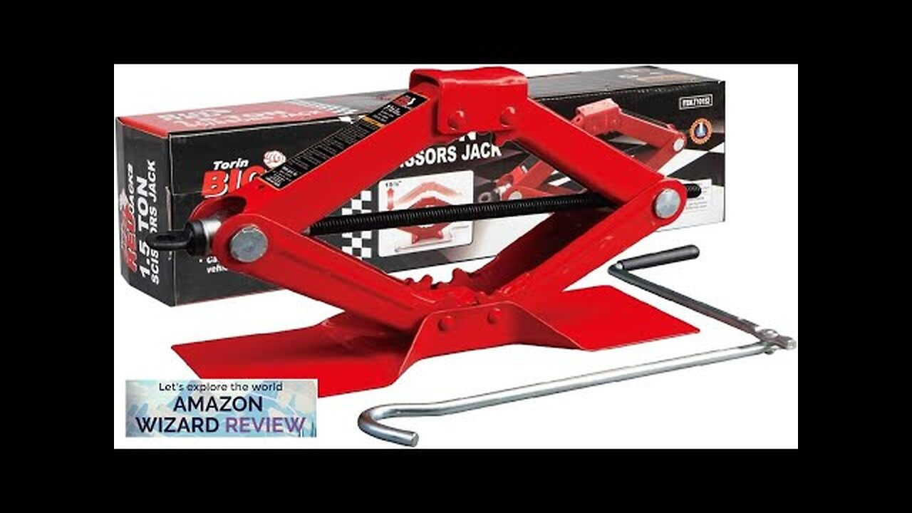 BIG RED T10152 Torin Steel Scissor Lift Jack Car Kit 1.5 Ton Review