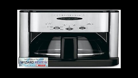 Cuisinart 12-Cup Programmable Coffeemaker DCC-1200P1 Brew Central Brushed Chrome Carafe Review