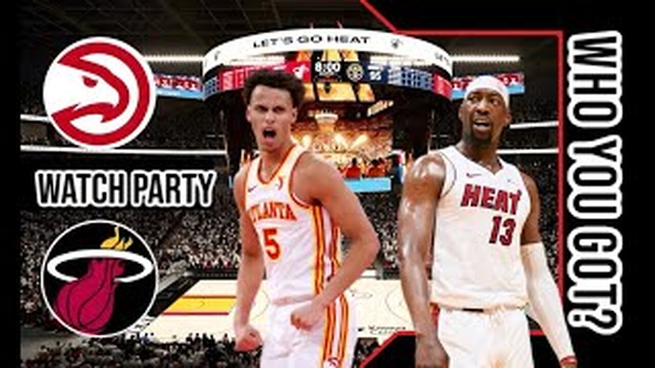 Atlanta Hawks vs Miami Heat | Live Play by Play | Reaction Watch Party Stream | #nba 3-27-25🏀🔥