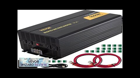 VEVOR Power Inverter 5000W Modified Sine Wave Inverter DC 12V to AC Review