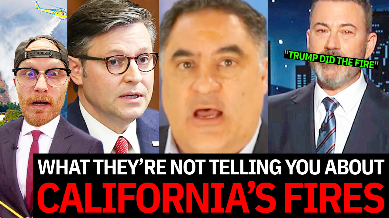 🔥 California Wildfires, Biden’s $770 Aid, Kimmel’s Firefighter Rant & Karen Bass Drama