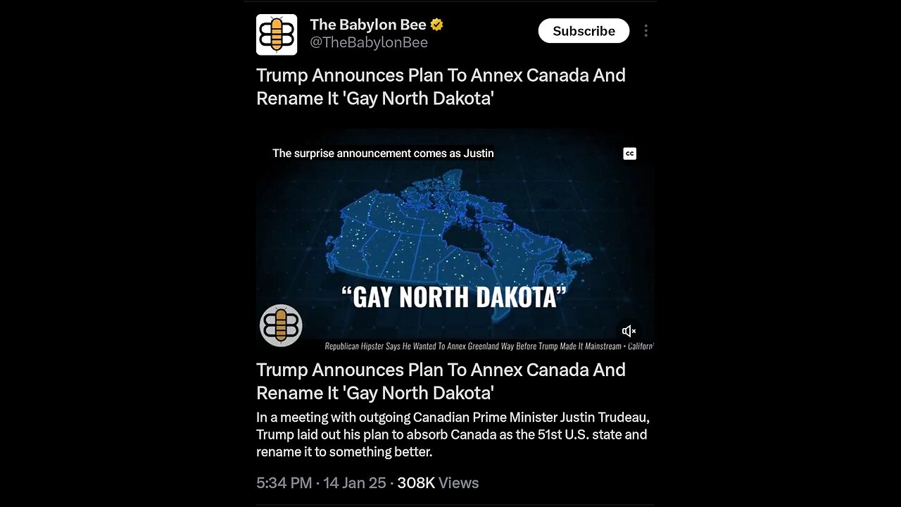 Trump to Buy Gay N Dakota, Greenland, Bitcoin