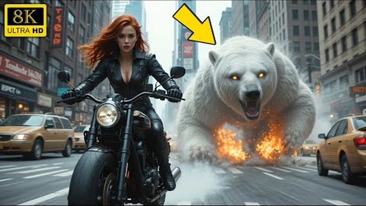 Massive Polar Bear Invades New York City | Epic Battle vs. Female Hunter | Full Cinematic Story