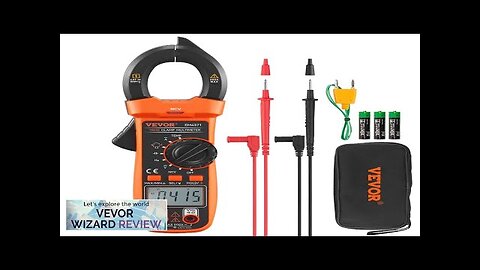 VEVOR Digital Clamp Meter Multimeter True RMS AC DC Volt Amp NCV Review