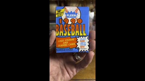 1990 #Fleer #baseballcards #junkwax #packopening