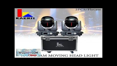 No Tax 2Pcs Moving Head Light 350W Sound Activated Strobe Lighting Review