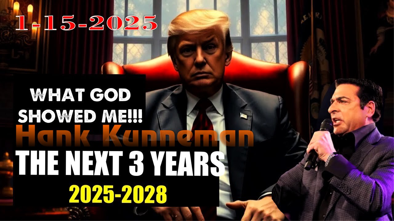 Hank Kunneman: [2025: THIS IS WHAT GOD SHOWED ME!] NEXT 3 YEARS 2025-2028! - 1/15/25