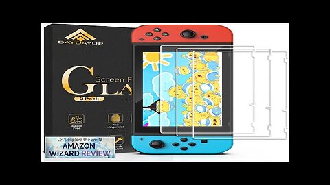 daydayup [3 Pack] Tempered Glass Screen Protector Compatible with Nintendo switch - Review