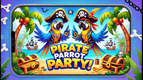 🎶 Pirate Parrot Party! 🏴‍☠️🦜 | Fun Kids' Dance Song | Sing & Move!