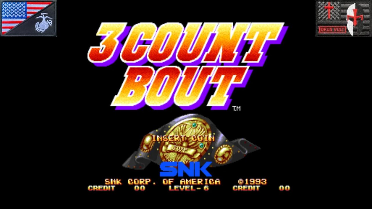 Hardcore Arcade Theater: "3 Count Bout" (Arcade - 1993) [NA Version]