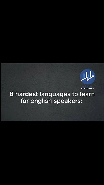8 hardest languages to learn for english speakers...