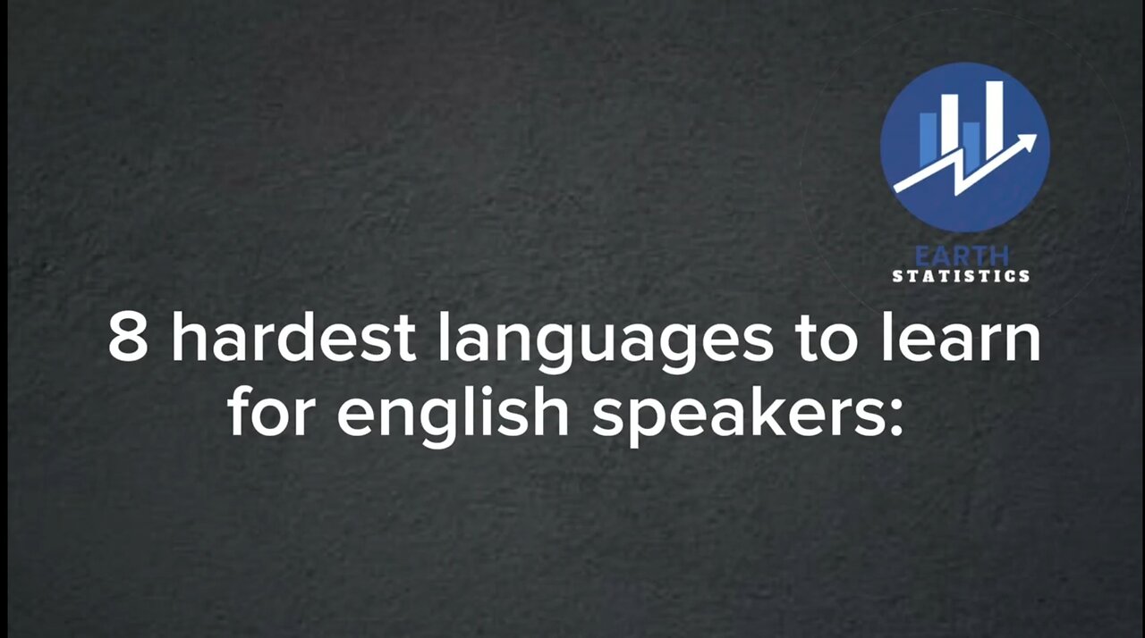 8 hardest languages to learn for english speakers...