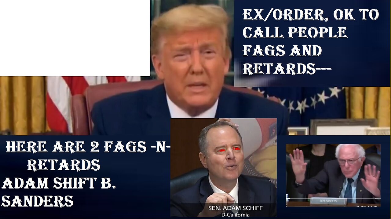 TRUMP--OK TO CALL PEOPLE FAGS,RETARDS