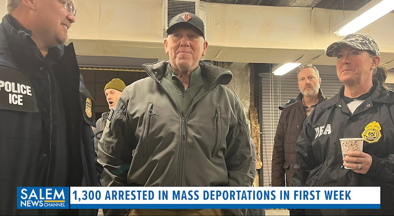 1,300 Arrested In Mass Deportations In First Week As Tom Homan Visits Chicago For ICE Raids