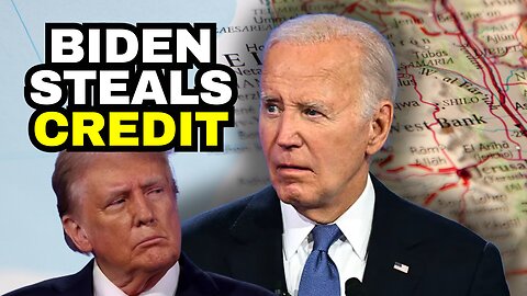 Joe Biden Tried To Steal Credit From Trump For Ceasefire